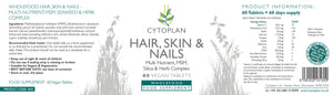 Cytoplan Hair, Skin & Nails 60's