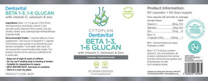 dentavital beta 1 3 1 6 glucan 60s