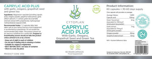 Cytoplan Caprylic Acid Plus 60's - Cytoplan