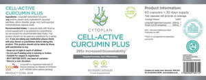 Cytoplan Cell - Active Curcumin Plus 60's (Formerly Phyte - Inflam) - Cytoplan