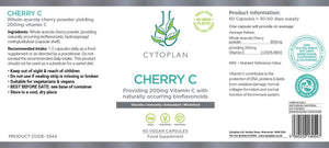 Cytoplan Cherry C 200mg 60's - Cytoplan