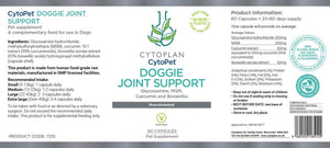 Cytoplan CytoPet Doggie Joint Support 60's - Cytoplan