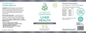 Cytoplan CytoProtect Liver Health 60's - Cytoplan