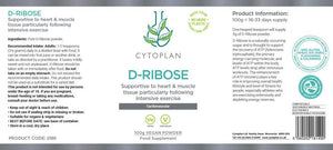 Cytoplan D - Ribose 100g - Cytoplan