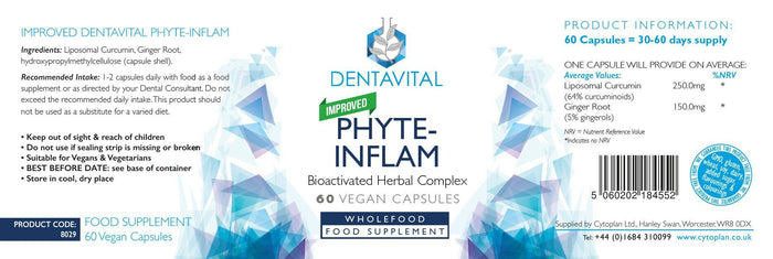 Cytoplan Dentavital Phyte-Inflam 60's