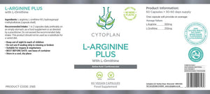 Cytoplan L - Arginine Plus 60's - Cytoplan