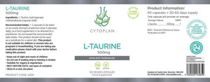 Cytoplan L - Taurine 60's - Cytoplan