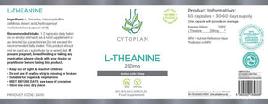 Cytoplan L - Theanine 60's - Cytoplan