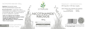 Cytoplan Nicotinamide Riboside 100mg 60's - Cytoplan