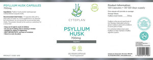 Cytoplan Psyllium Husk 120's - Cytoplan