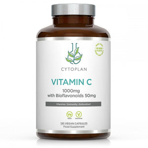 Cytoplan Vitamin C 1000mg with Bioflavanoids 50mg 120's - Cytoplan