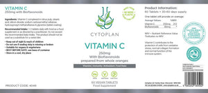 Cytoplan Vitamin C 250mg 60's - Cytoplan