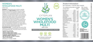 Cytoplan Women's Wholefood Multi 60's - Cytoplan