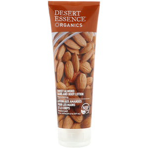 Desert Essence Sweet Almond Hand & Body Lotion 237ml