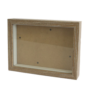 Deep Box Frame - Brown Brush - holds 12x17cm - DBoxF