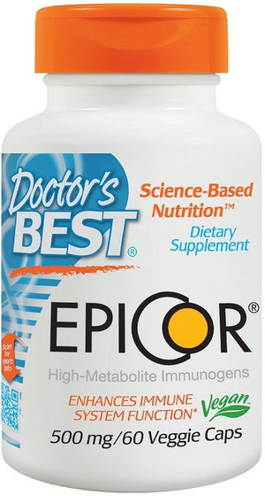 Doctor's Best Epicor, 500mg - 60 vcaps - Doctor's Best