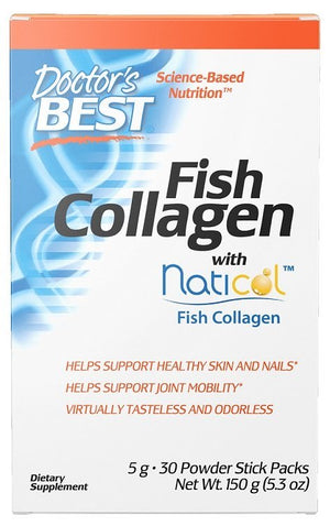 Doctor's Best Fish Collagen with Naticol Fish Collagen - 30 stick packs - Doctor's Best