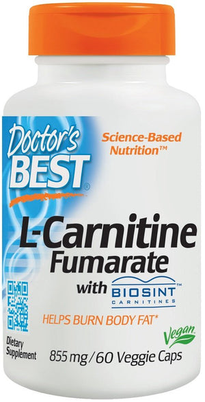 Doctor's Best L - Carnitine Fumarate with Biosint Carnitines - 60 vcaps - Doctor's Best