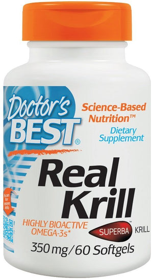 Doctor's Best Real Krill, 350mg - 60 softgels - Doctor's Best