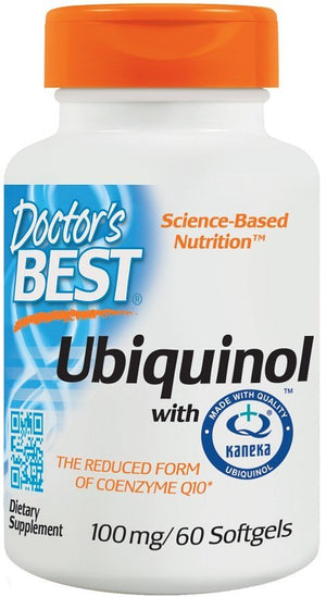 Doctor's Best Ubiquinol with Kaneka, 100mg - 60 softgels - Doctor's Best