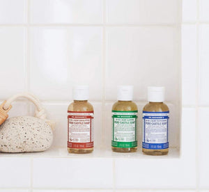 Dr Bronner's Magic Soaps 18 - in - 1 Hemp Almond Pure - Castile Liquid Soap 60ml - Dr Bronner's Magic Soaps