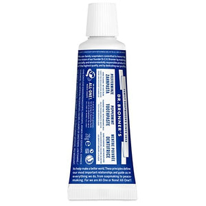 Dr Bronner's Magic Soaps All - One Peppermint Travel Toothpaste 28g - Dr Bronner's Magic Soaps