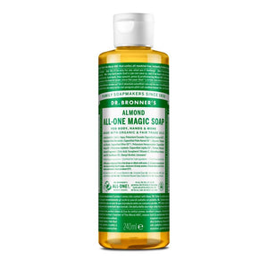 Dr Bronner's Magic Soaps Almond All - One Magic Soap 240ml - Dr Bronner's Magic Soaps