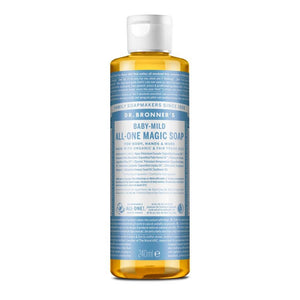 Dr Bronner's Magic Soaps Baby - Mild All - One Magic Soap 240ml - Dr Bronner's Magic Soaps