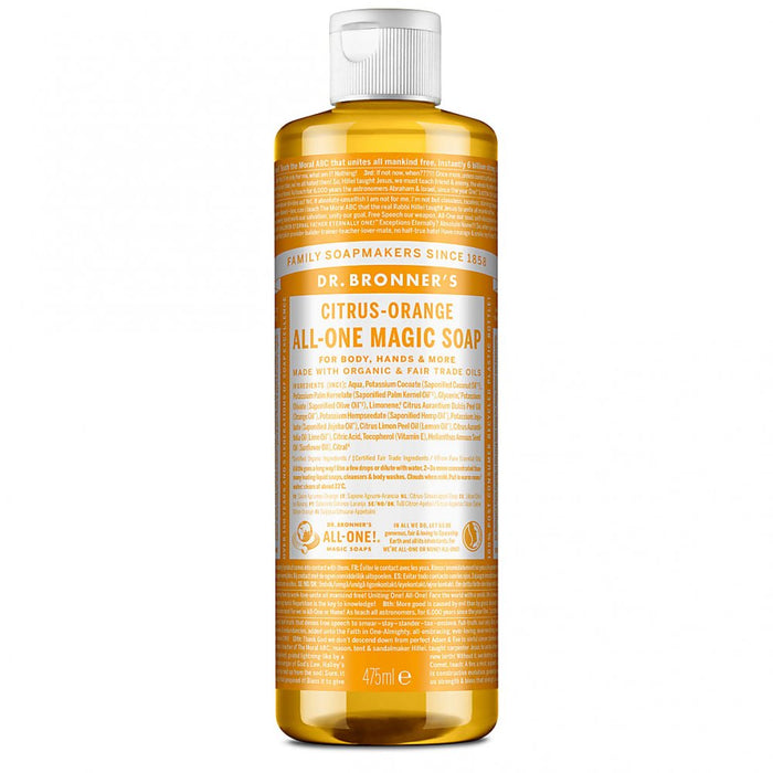 Dr Bronner's Magic Soaps Citrus-Orange All-One Magic Soap 475ml