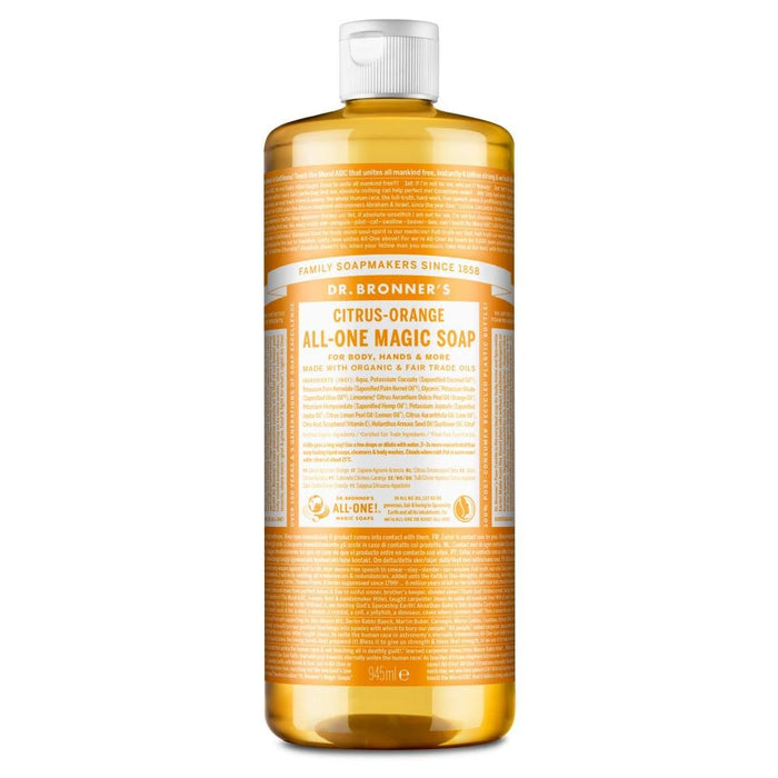 Dr Bronner's Magic Soaps Citrus-Orange All-One Magic Soap 945ml