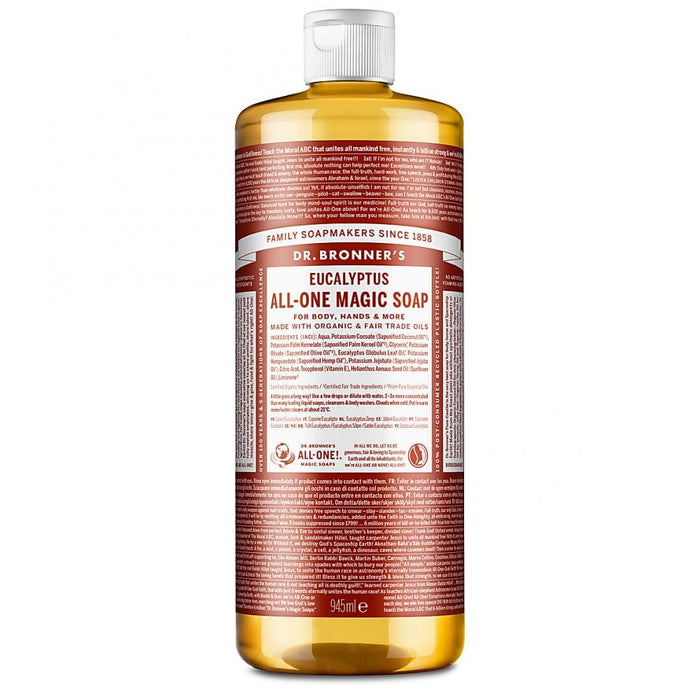 Dr Bronner's Magic Soaps Eucalyptus All-One Magic Soap 945ml