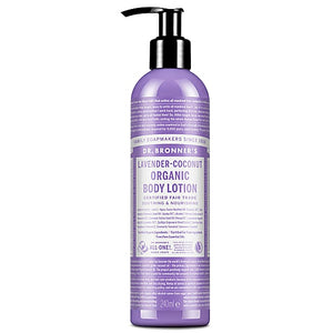 Dr Bronner's Magic Soaps Lavender - Coconut Organic Body Lotion 240ml - Dr Bronner's Magic Soaps