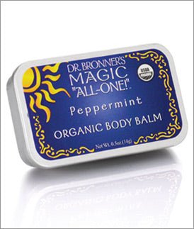 Dr Bronner's Magic Soaps Organic Body Balm Peppermint 14g - Dr Bronner's Magic Soaps