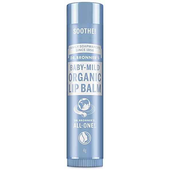 Dr Bronner's Magic Soaps Organic Lip Balm Naked Baby-Mild 4g