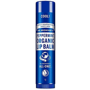 Dr Bronner's Magic Soaps Organic Lip Balm Peppermint 4g - Dr Bronner's Magic Soaps