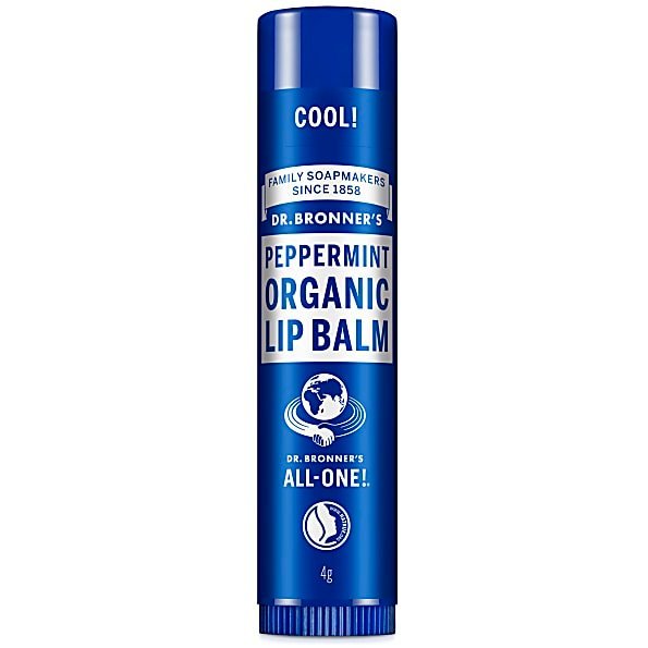 Dr Bronner's Magic Soaps Organic Lip Balm Peppermint 4g