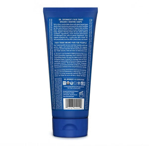 Dr Bronner's Magic Soaps Organic Shaving Soap Peppermint 207ml - Dr Bronner's Magic Soaps