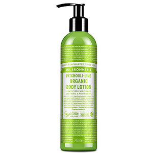 Dr Bronner's Magic Soaps Patchouli - Lime Organic Body Lotion 240ml - Dr Bronner's Magic Soaps