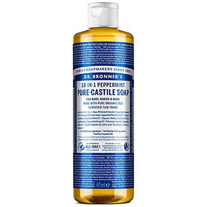 Dr Bronner's Magic Soaps Peppermint All - One Magic Soap 473ml - Dr Bronner's Magic Soaps