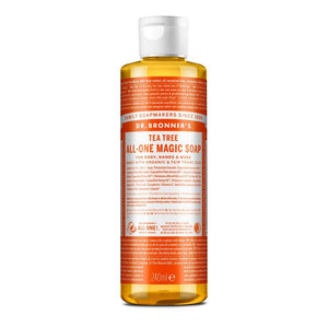 Dr Bronner's Magic Soaps Tea Tree All - One Magic Soap 240ml - Dr Bronner's Magic Soaps