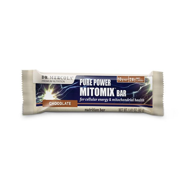 Dr Mercola Pure Power Mitomix Bar Chocolate 40g (individual bars)