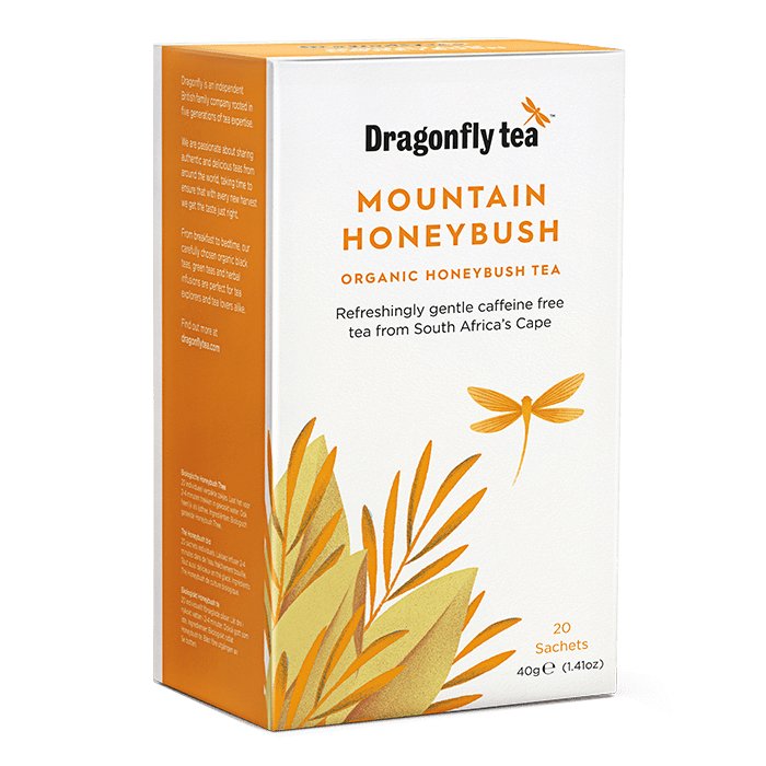 Dragonfly Tea Mountain Honeybush Organic Honeybush Tea 20 Sachets