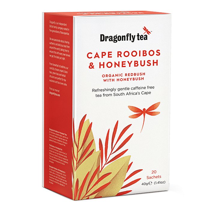 Dragonfly Tea Organic Cape Rooibos & Honeybush 20 Sachets