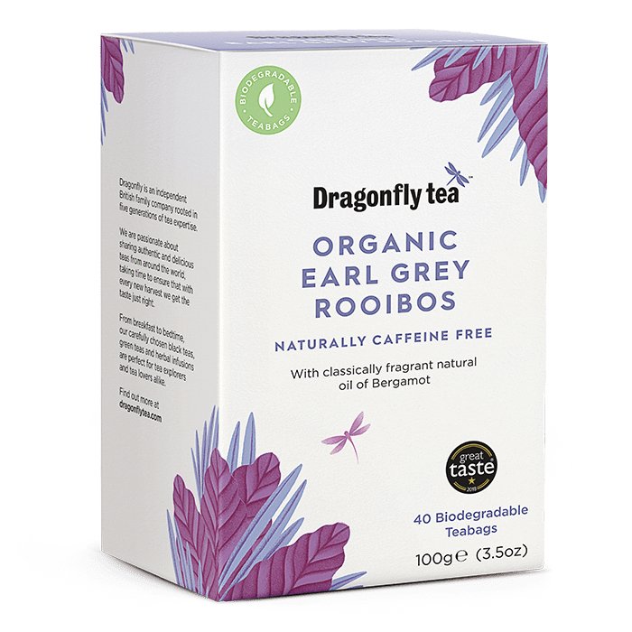 Dragonfly Tea Organic Earl Grey Rooibos 40 Teabags