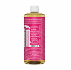 18 in 1 hemp rose pure castile liquid soap 946ml