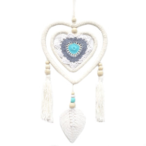 Dream Catcher - Medium Blue Heart in Heart - VDC