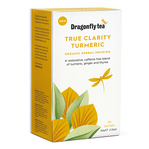 Dragonfly Tea True Clarity Turmeric Organic Herbal Infusion 20 Sachets