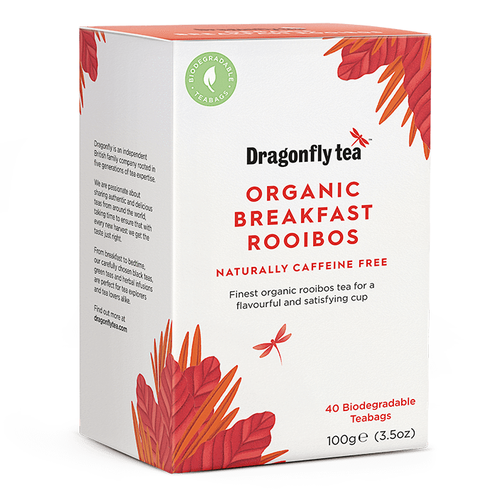 Dragonfly Tea Organic Breakfast Rooibos 40 Teabags