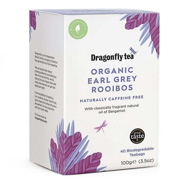 Dragonfly Tea Organic Earl Grey Rooibos 40 Teabags