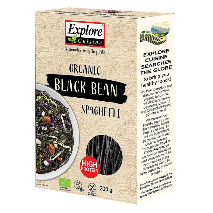 Explore Cuisine Organic Black Bean Spaghetti 200g